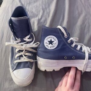 Converse Blue High-Top Sneakers